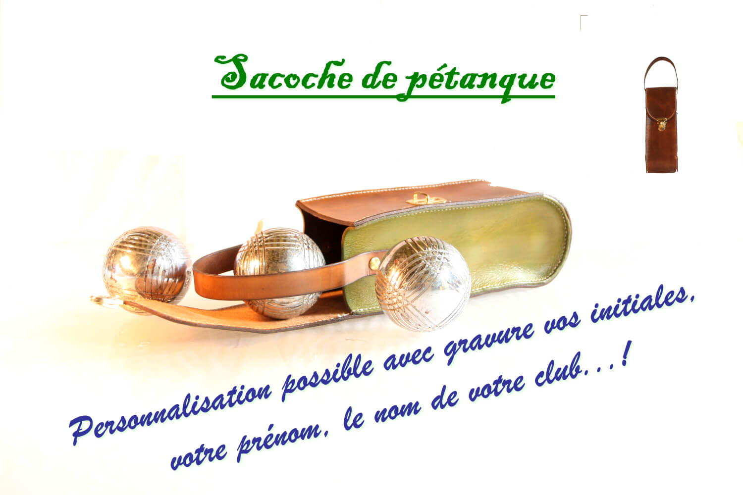 Sacoche Boules Pétanque Personnalisée - Sacoche Pétanque
